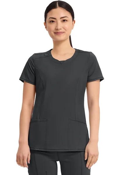 Cherokee Infinity Round Neck Top 2624A in Black