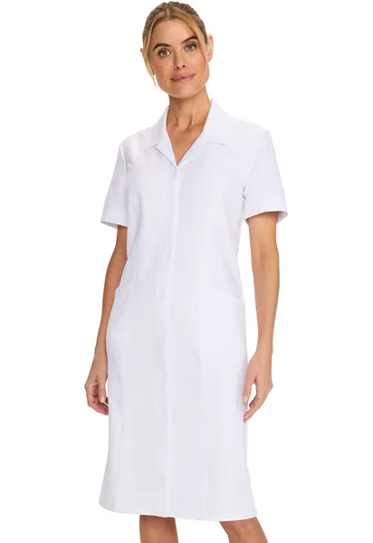 Cherokee Women's Button Dress CK512A in White