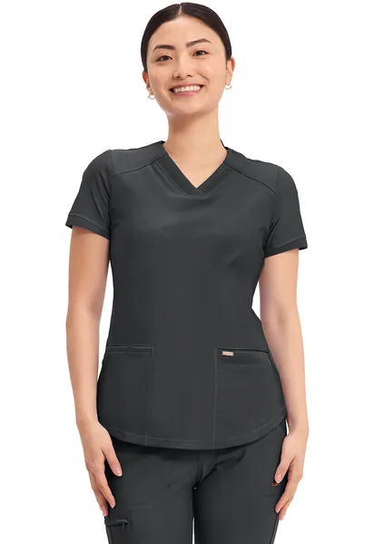Cherokee Form V-Neck Top CK840 in Black