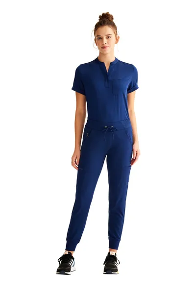 Healing Hands Works Rhea Jogger in Navy