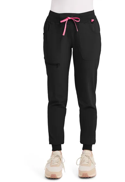 Med Couture AMP Mid Rise Jogger MC102 in Black