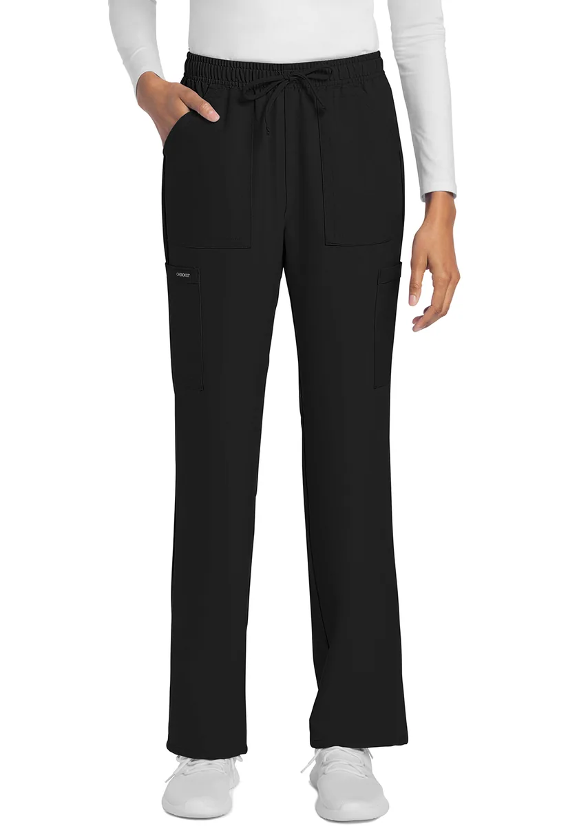 Cherokee Originals Ultra Mid Rise. Drawstring Pant CK272A in Black